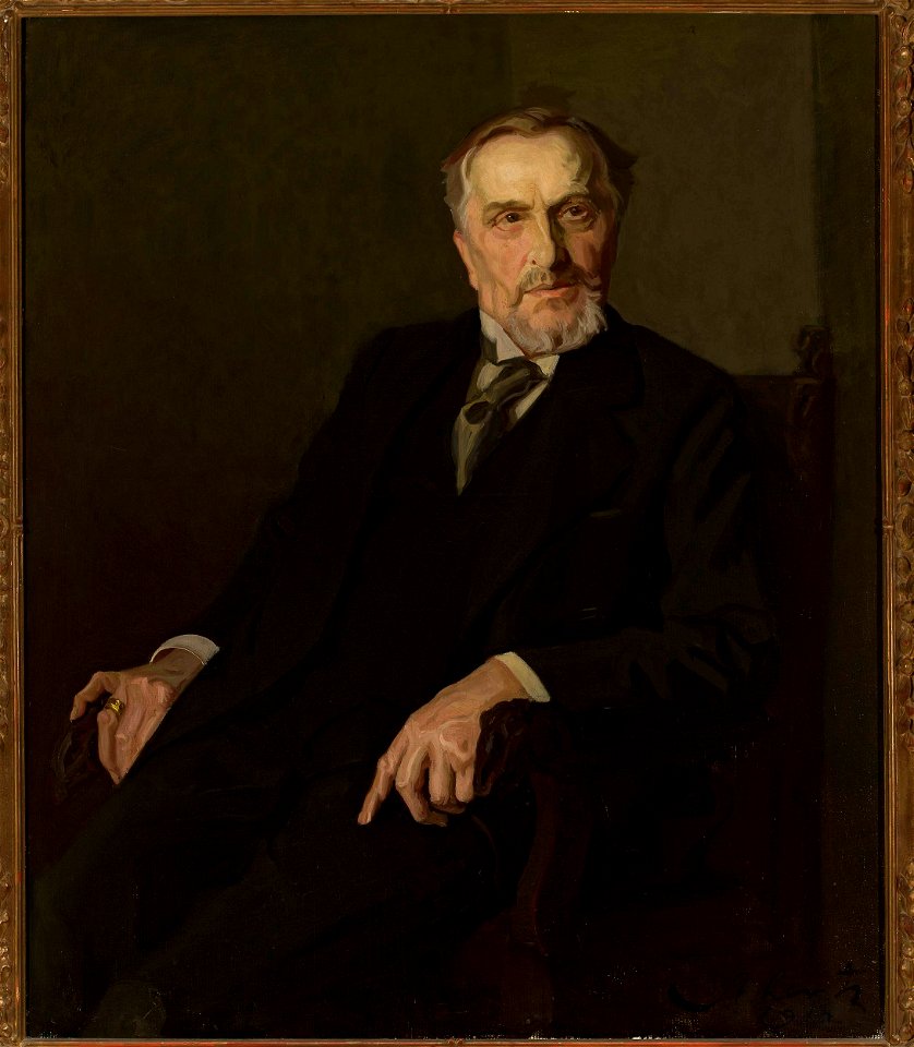 Stanisław Lentz - Portrait of Emil Albert Ferdynand Wedel - MP 88 - National Museum in Warsaw