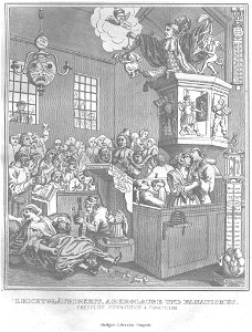 Stahlstich nach Hogarth Kottenkamp Stuttgart 1840 72