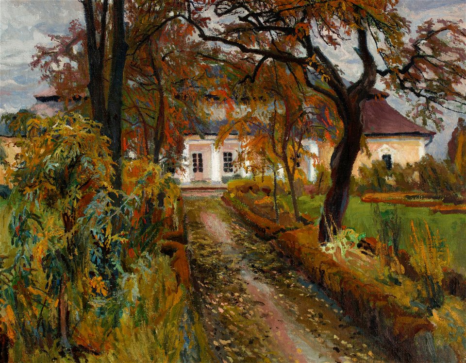 Stanisław Kamocki - Manor house in autumn - MP 495 MNW - National Museum in Warsaw