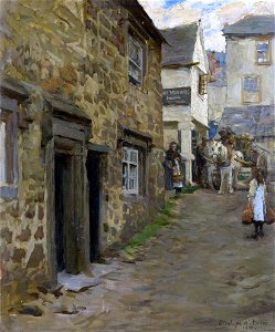 Stanhope Forbes - The Keigwin Arms, Mousehole