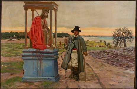 Stanisław Masłowski - Merciful Christ - MP 3182 MNW - National Museum in Warsaw