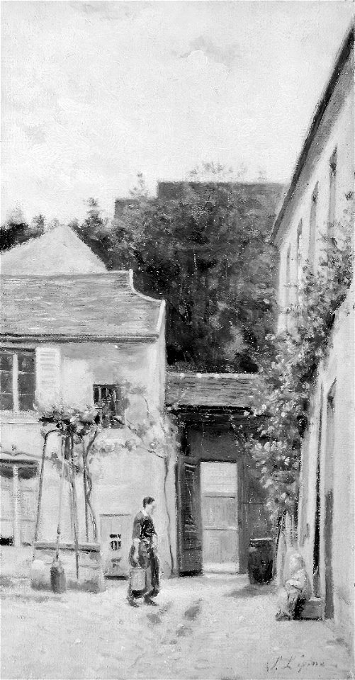 Stanislas Lépine - The Courtyard - 1937.1018 - Art Institute of Chicago