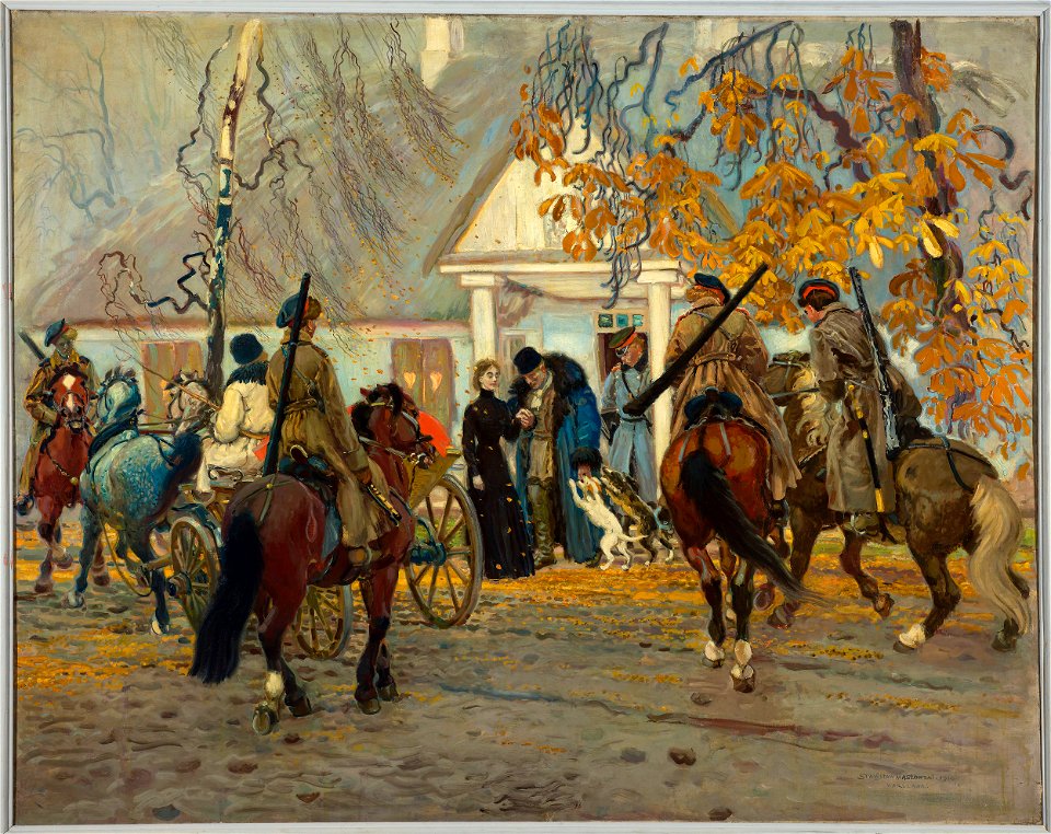 Stanisław Masłowski - Insurgent arrested - MP 5372 MNW - National Museum in Warsaw