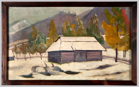 Stanisław Ignacy Witkiewicz - Landscape from the Liwiec riverside - MPW 1381 MNW - National Museum in Warsaw