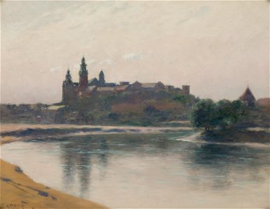 Stanisław Witkiewicz - Wawel from the Vistula Side - MNK II-a-398 - National Museum Kraków