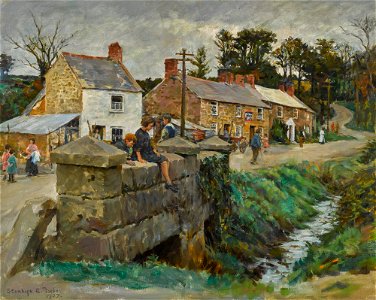Stanhope Forbes - The old Bridge of Relebbus 1927