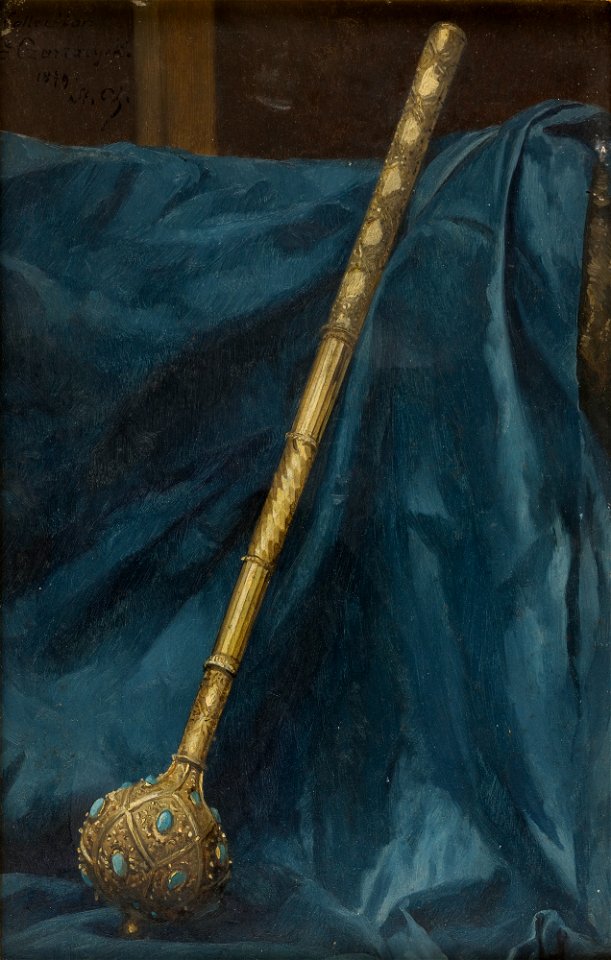Stanisław von Chlebowski - Study of a Turkish Mace from the 17th C. - MNK II-a-84 - National Museum in Kraków