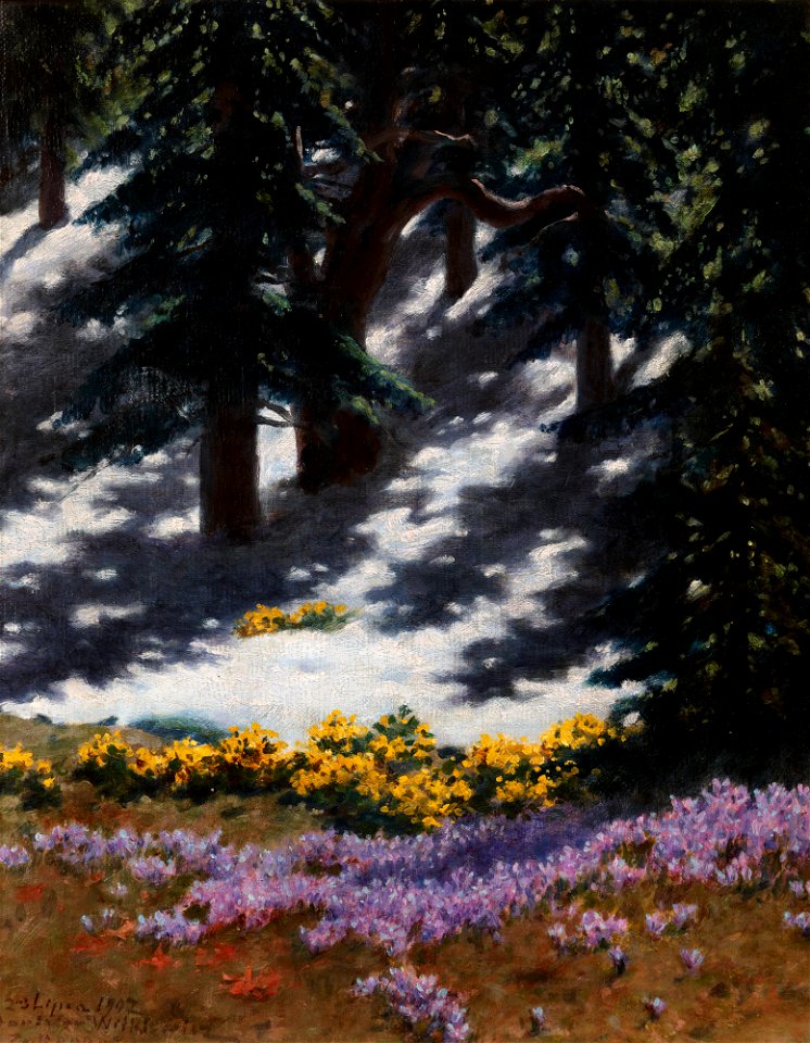 Stanisław Witkiewicz - Crocuses and Marsh-Marigolds - MNK II-a-402 - National Museum Kraków