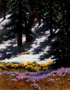 Stanisław Witkiewicz - Crocuses and Marsh-Marigolds - MNK II-a-402 - National Museum Kraków