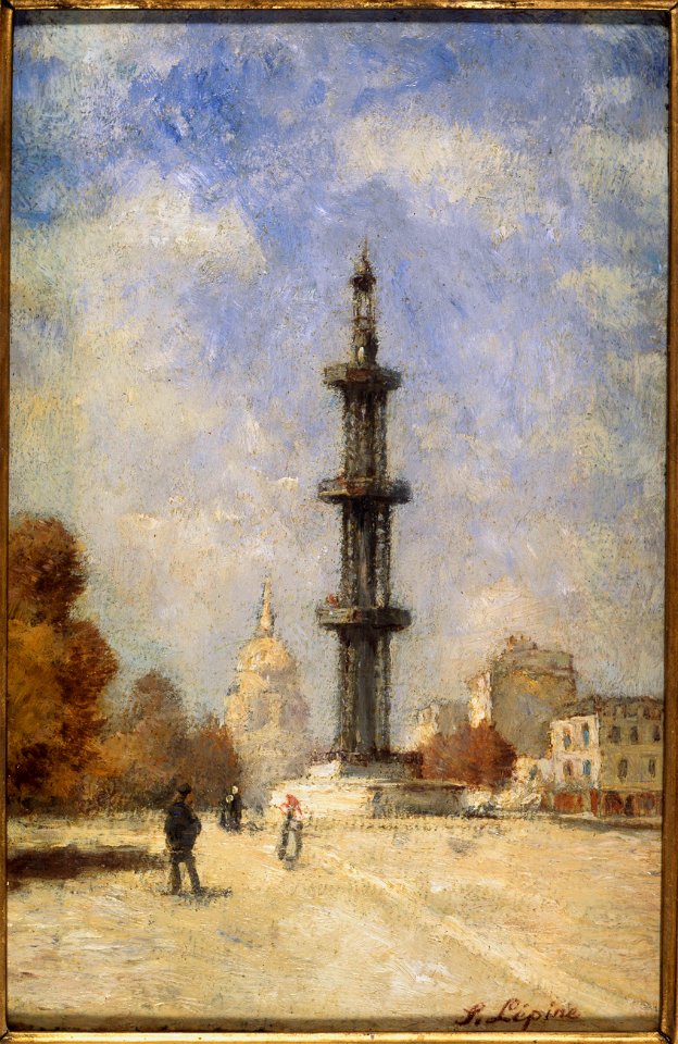 Stanislas Lépine - Le puits artésien de Grenelle, (place de Breteuil) - P1536 - Musée Carnavalet
