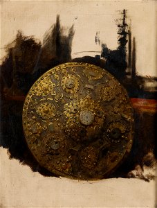 Stanisław von Chlebowski - Study of an Oriental Shield - MNK II-a-73 - National Museum in Kraków