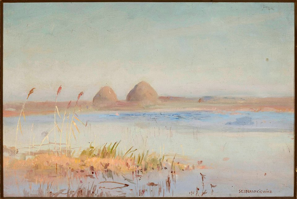 Stanisław Straszkiewicz - Landscape study – Day in autumn - MP 1079 MNW - National Museum in Warsaw