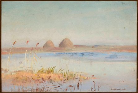 Stanisław Straszkiewicz - Landscape study – Day in autumn - MP 1079 MNW - National Museum in Warsaw