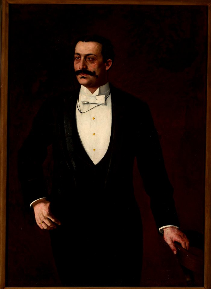 Stanisław Lentz - Portrait o f Aleksander Rajchman - MP 68 MNW - National Museum in Warsaw