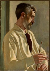 Stanisław Dębicki - Self-portrait - MP 1083 MNW - National Museum in Warsaw