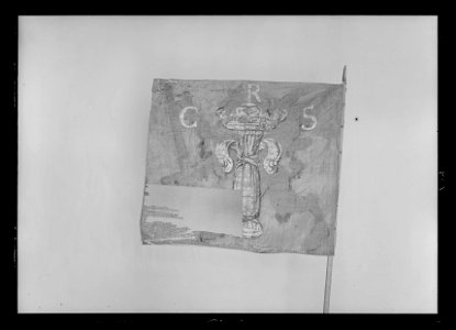 Standar, Adelsfanan, Livland ca 1650 - Livrustkammaren - 17529