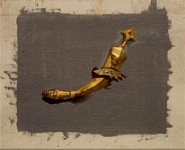 Stanisław von Chlebowski - Study of a Khanjar - MNK II-a-80 - National Museum in Kraków