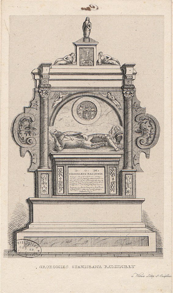 Stanisłaŭ Radzivił Pabožny. Станіслаў Радзівіл Пабожны (J. Aziambłoŭski, 1840)