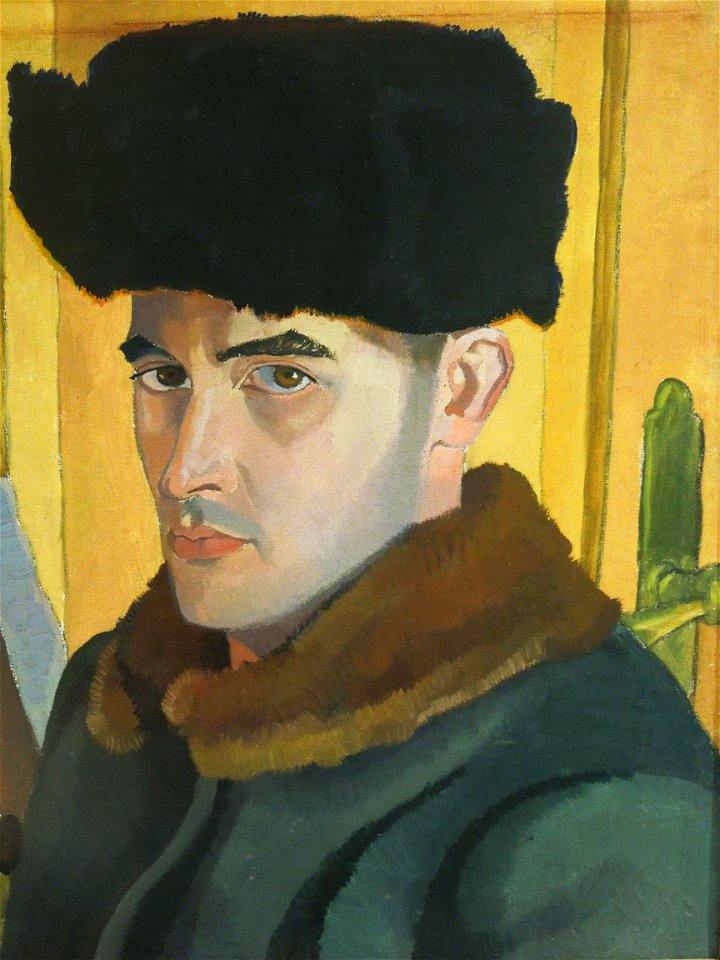 Stanisław Ignacy Witkiewicz - Autoportret na tle drzwi