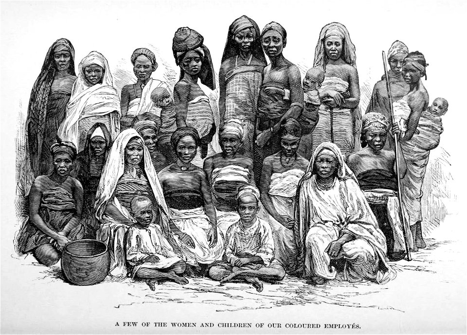 Stanley Founding of Congo Free State 222 A few of the Women and Children of our Coloured Employes