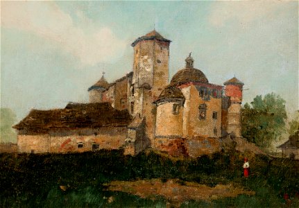 Stanisław Fabijański - View of the Wiśnicz Castle from the Chapel's Side - MNK II-a-1135 - National Museum Kraków