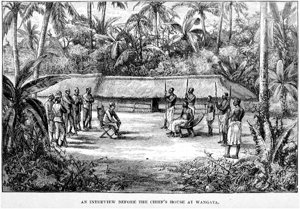 Stanley Founding of Congo Free State An Interview Before The Chiefs House at Wangata