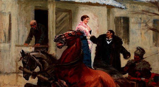Stanisław Witkiewicz - In Front of the Porch - MNK II-a-405 - National Museum Kraków