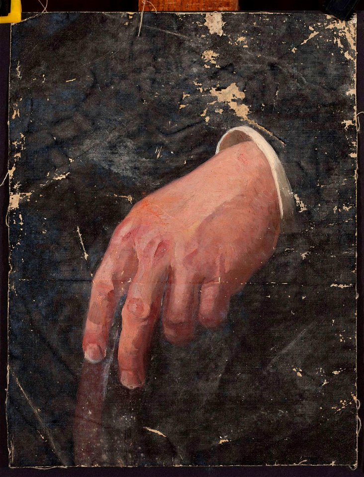 Stanisław Lentz - Study of a hand - MP 3335 MNW - National Museum in Warsaw