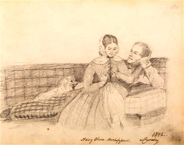 Stanisłaŭ Maniuška, Alaksandra Müller. Станіслаў Манюшка, Аляксандра Мюлер (Č. Maniuška, 1840)