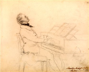 Stanisłaŭ Maniuška. Станіслаў Манюшка (Č. Maniuška, 1842)