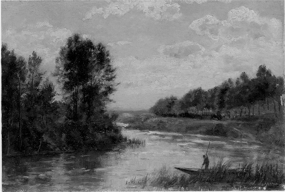 Stanislas Lépine - A Stream in France - 1964.207 - Art Institute of Chicago