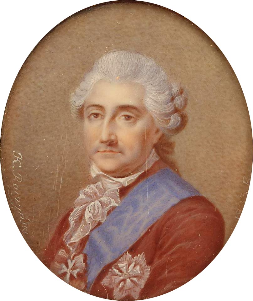 Stanislaus II August of Poland by K.Raczynski (1803, Hermitage)