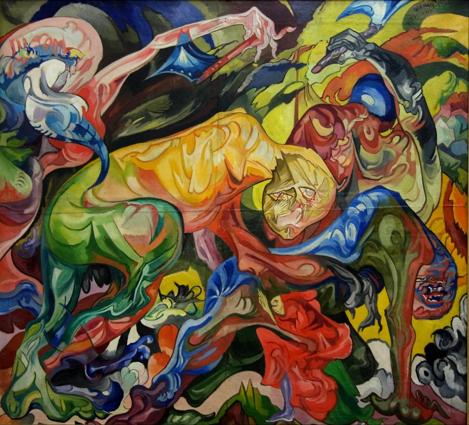 Stanisław Ignacy Witkiewicz - Walka - Google Art Project
