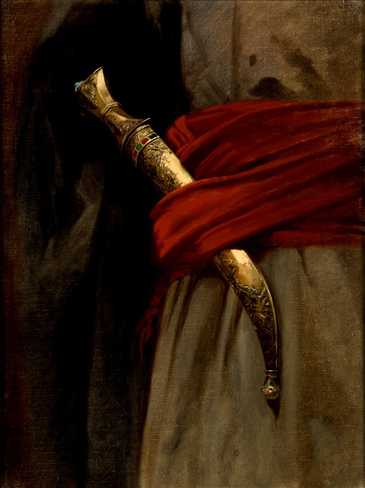 Stanisław von Chlebowski - Study of a Khanjar - MNK II-a-78 - National Museum in Kraków