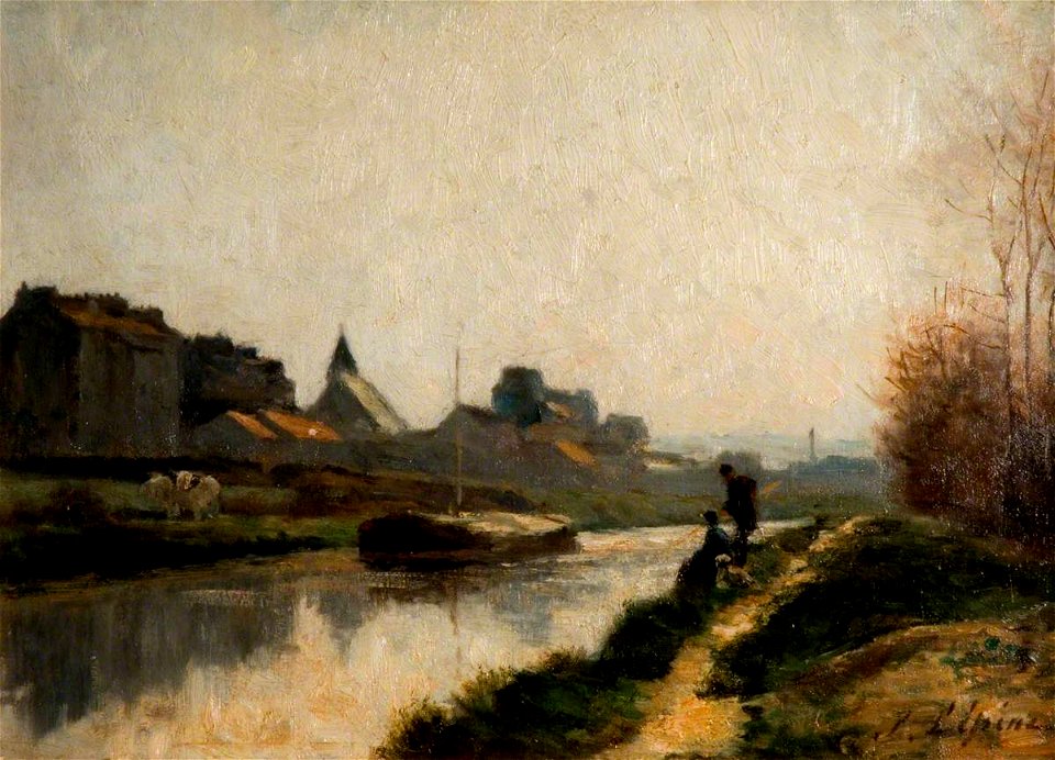 Stanislas Lépine (1835-1892) - Le canal - GR.150 - The New Art Gallery Walsall