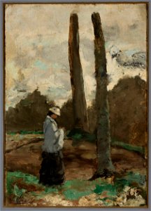 Stanisław Witkiewicz - Landscape with a female figure - MP 5046 - National Museum in Warsaw