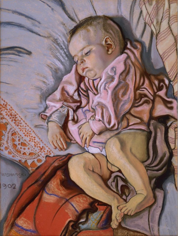Stanisław Wyspiański Śpiący Staś 1902