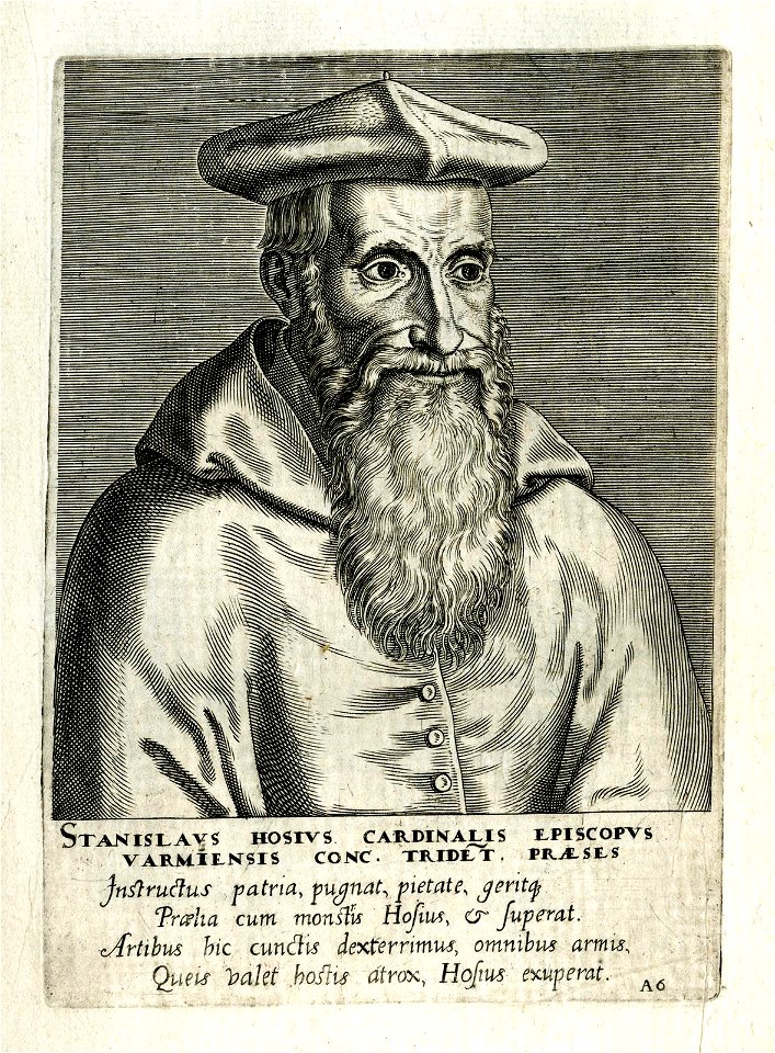 Stanislaus Hosius Cardinalis Episcopus Varmiensis conc. tridet. Praeses (BM 1925,1117.79)