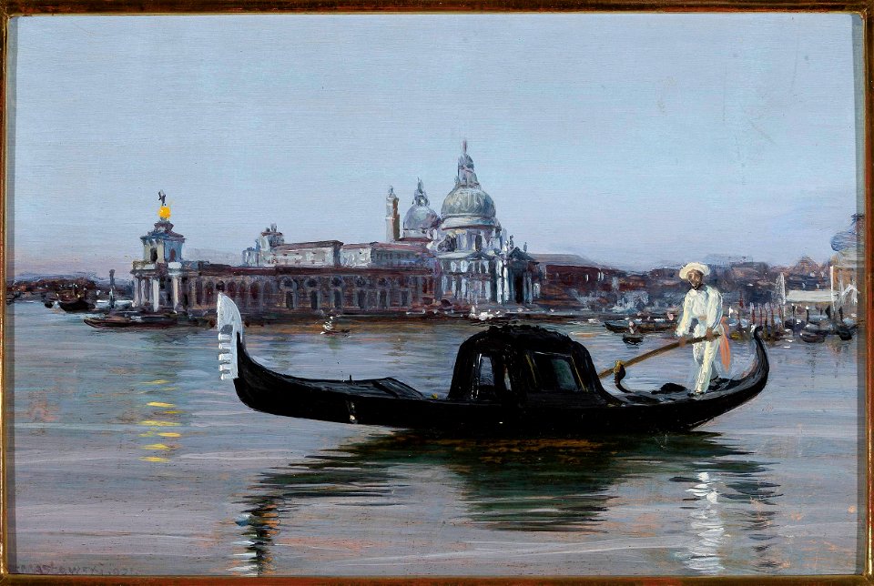 Stanisław Masłowski - View of Venice. Santa Maria della Salute - MP 993 MNW - National Museum in Warsaw