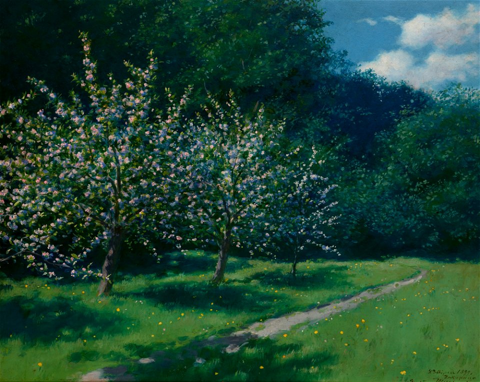 Stanisław Witkiewicz - Apple-Trees in Bloom - MNK II-a-395 - National Museum Kraków