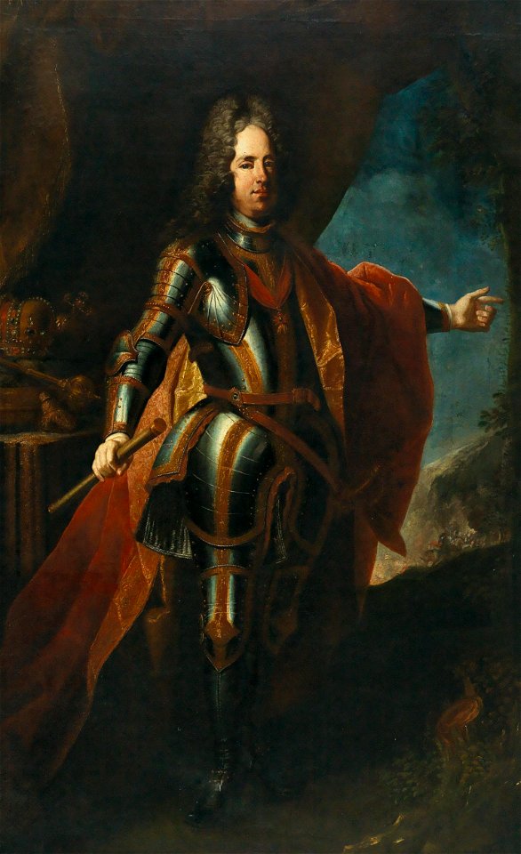 State portrait of Emperor Charles VI (1685–1740), by Studio of Jacob van Schuppen