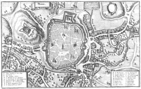 Statt Brinn (Merian)