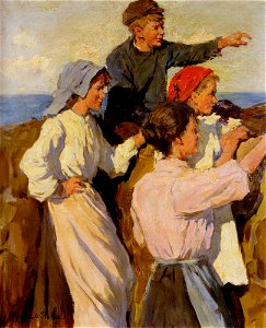 Stanhope Forbes Study for The Fleet in Sight