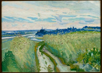 Stanisław Kamocki - Landscape with a road - MP 5021 MNW - National Museum in Warsaw
