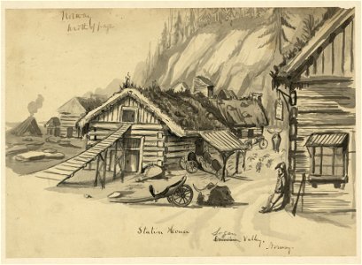 Station house Logen Valley, Norway LCCN2004662073