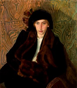 Stanisław Ignacy Witkiewicz - Portrait of Eugenia Dunin-Borkowska - MNK II-b-3290 - National Museum Kraków