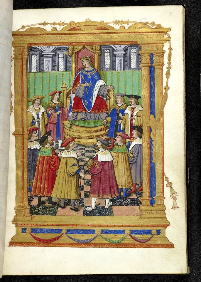 Statuts de l'ordre de Saint-Michel - BL Harley 4485 f9