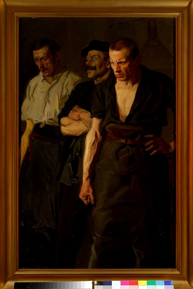 Stanisław Lentz, Strajk - hi-res tiff