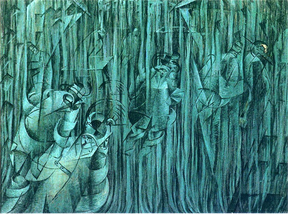 States of Mind III; Those Who Stay, by Umberto Boccioni, 1911