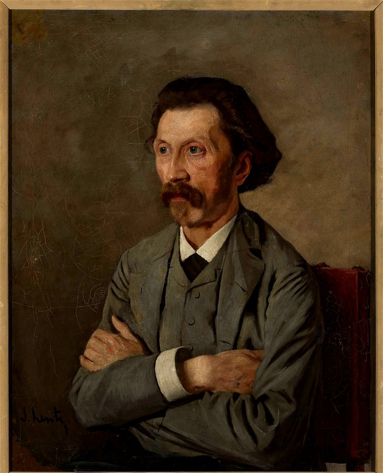 Stanisław Lentz - Portrait of Daniel Filleborn - MP 73 MNW - National Museum in Warsaw